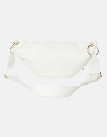 Εικόνα της Crossbody τσαντάκι με μοτίβο μαιάνδρου Λευκό