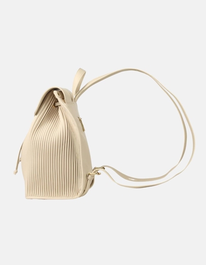 Εικόνα της Γυναικείο χειροποίητο σακίδιο πλάτης με μοτίβο ριπ Μπεζ