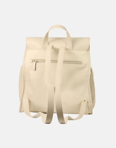 Εικόνα της Γυναικείο χειροποίητο σακίδιο πλάτης με μοτίβο ριπ Μπεζ