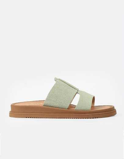 Εικόνα της Σανδάλια δερμάτινα Ελληνικής κατασκευής με δίπλη φάσα Βεραμάν