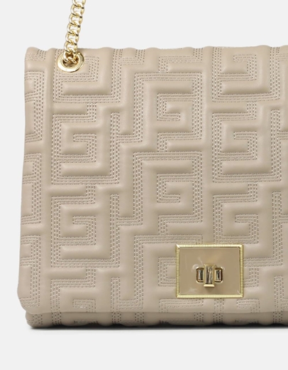 Εικόνα της Τσάντα ώμου με μοτίβο μαιάνδρου L Πούρο