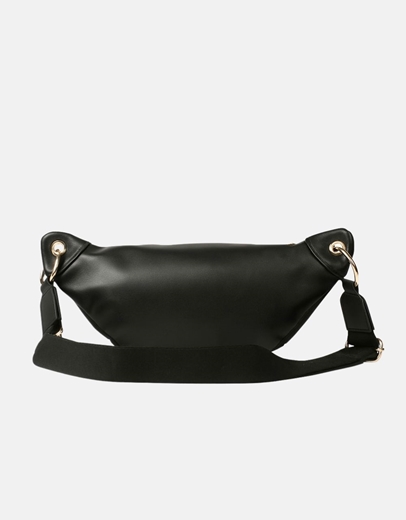 Εικόνα της Crossbody τσαντάκι με μοτίβο μαιάνδρου Μαύρο