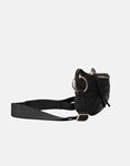 Εικόνα από Crossbody τσαντάκι με μοτίβο μαιάνδρου Μαύρο