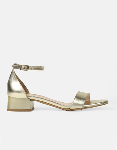 Εικόνα της Μονόχρωμα πεδίλα Ελληνικής κατασκευής με μπαρέτα Πλατίνα