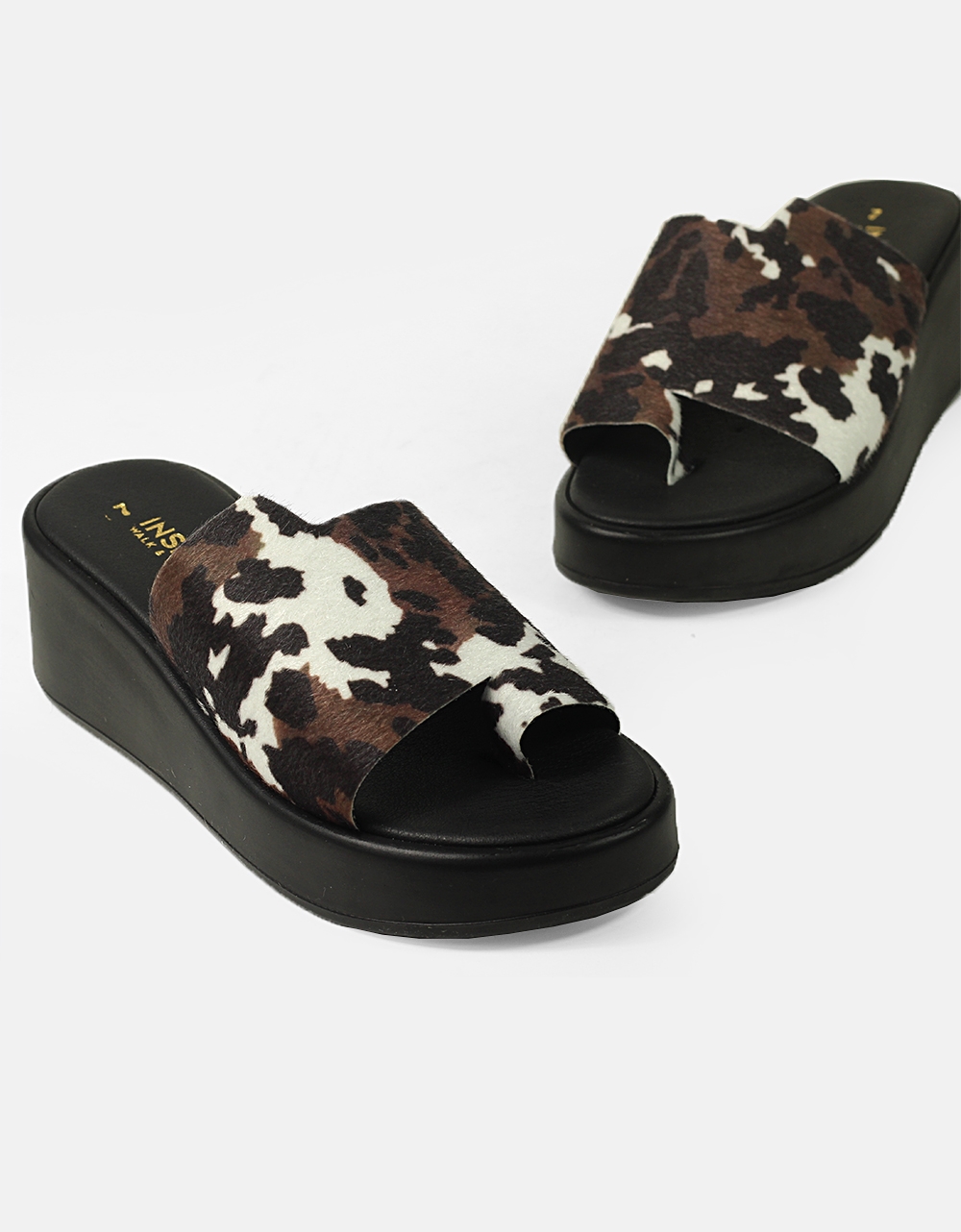 Εικόνα από Δερμάτινα σανδάλια με φαρδιά φάσα Ελληνικής κατασκευής Cow