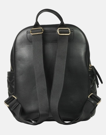 Εικόνα της Χειροποίητο σακίδιο πλάτης με καπιτονέ σχέδιο Μαύρο