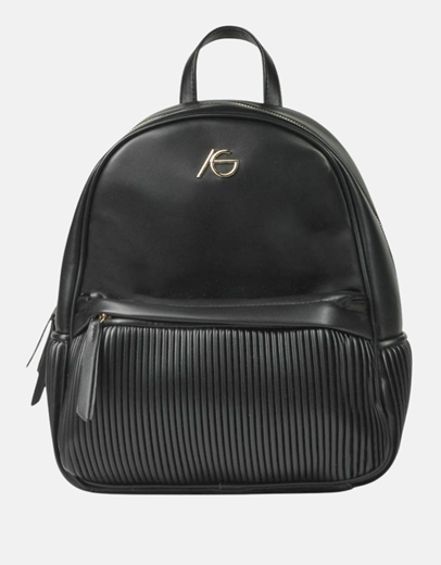 Εικόνα της Γυναικείο σακίδιο πλάτης με ριπ σχέδιο Μαύρο