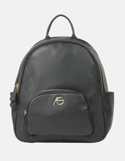 Εικόνα της Μονόχρωμο χειροποίητο σακίδιο πλάτης Μαύρο