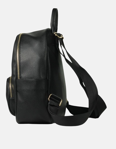 Εικόνα της Μονόχρωμο χειροποίητο σακίδιο πλάτης Μαύρο