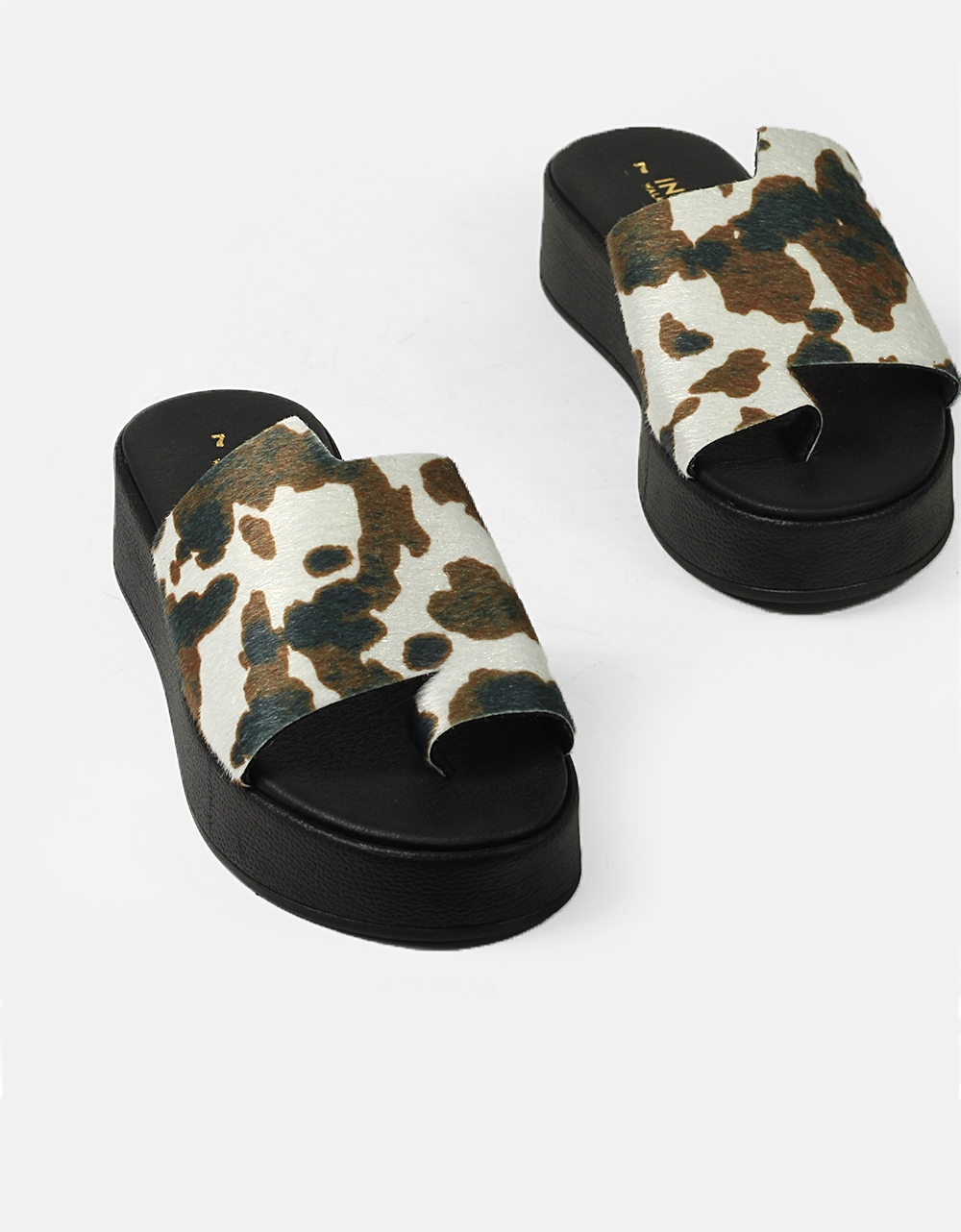 Εικόνα από Δερμάτινα σανδάλια Ελληνικής κατασκευής με φάσα και toe ring Cow