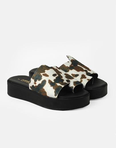 Εικόνα της Δερμάτινα σανδάλια Ελληνικής κατασκευής με φάσα και toe ring Cow