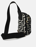 Εικόνα από Crossbody χειροποίητο τσαντάκι με μαίανδρο Μαύρο