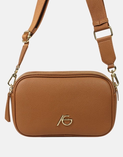 Εικόνα της Χειροποίητη τσάντα ώμου με προσαρμοζόμενο ιμάντα Ταμπά