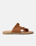 Εικόνα από Σανδάλια flat Ελληνικής κατασκευής toe ring και ιδιαίτερο σχέδιο Ταμπά
