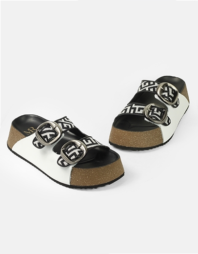 Εικόνα της Flatform Μαίανδρος Ελληνικής Κατασκευής με διπλό τοκά Λευκό