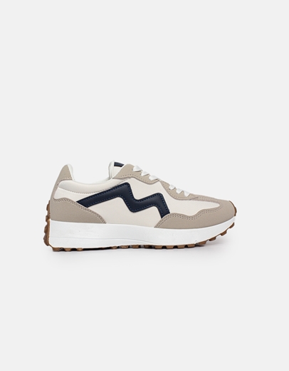 Εικόνα της Γυναικεία sneakers με συνδυασμούς χρωμάτων Γκρι