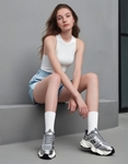 Εικόνα από Γυναικεία sneakers με chunky σόλα Ασημί