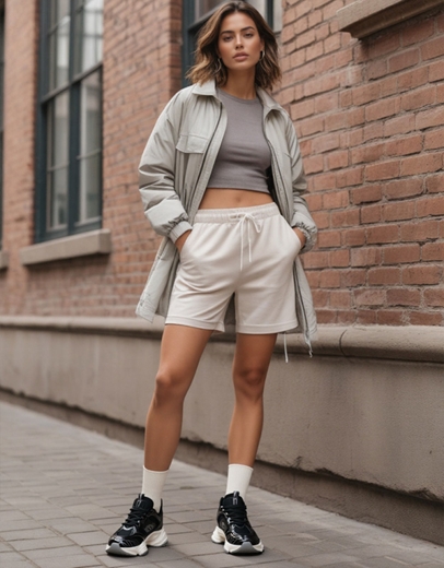 Εικόνα της Γυναικεία sneakers με chunky σόλα Μαύρο