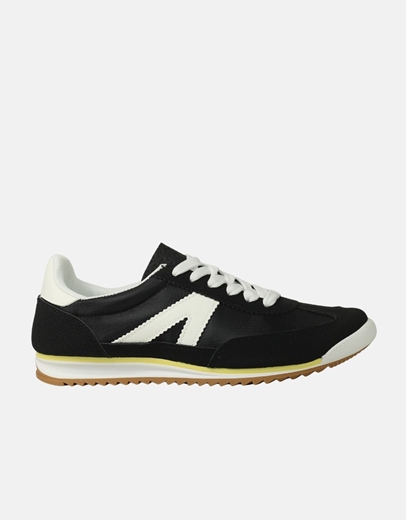 Εικόνα της Γυναικεία sneakers σε απλή γραμμή Μαύρο