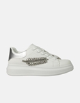 Εικόνα από Γυναικεία sneakers με διακοσμητικό φτερό στο πλάι Λευκό