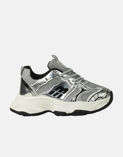 Εικόνα της Γυναικεία sneakers με chunky σόλα Ασημί