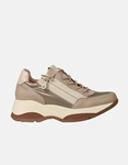 Εικόνα από Γυναικεία sneakers με διπλή σόλα και διακοσμητικό φερμουάρ Πούρο