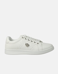 Εικόνα από Basic sneakers με διακοσμητικό από strass Λευκό
