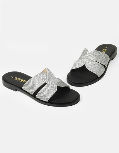 Εικόνα της Σανδάλια δερμάτινα Ελληνικής κατασκευής με ιδιαιίτερη πλέξη Ατσαλί