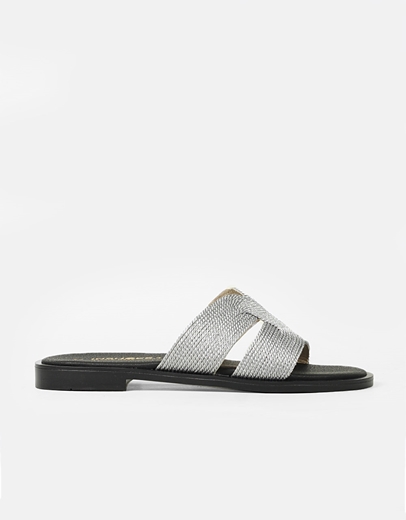 Εικόνα της Σανδάλια δερμάτινα Ελληνικής κατασκευής με ιδιαιίτερη πλέξη Ατσαλί