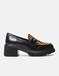Εικόνα από Loafers με print και τετράγωνο τακούνι Μαύρο