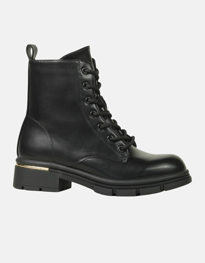 Εικόνα της Γυναικεία αρβυλάκια με μεταλλική λεπτομέρια Μαύρο