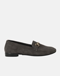 Εικόνα από Δερμάτινα loafers Ελληνικής κατασκευής με ανατομικό πάτο Γκρι