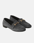Εικόνα από Δερμάτινα loafers Ελληνικής κατασκευής με ανατομικό πάτο Γκρι