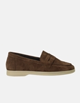 Εικόνα από Δερμάτινα loafers Ελληνικής κατασκευής με ανατομικό πάτο Καφέ