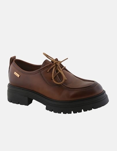 Εικόνα της Γυναικεία loafers με τρακτερωτή σόλα Ταμπά