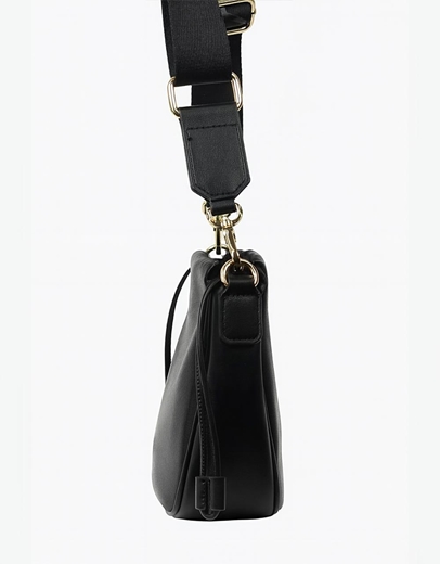 Εικόνα της Χειροποίητο τσαντάκι ώμου με μαίανδρο Μαύρο