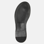 Εικόνα από Δερμάτινα σανδάλια Ελληνικής κατασκευής με μεταλλική αγκράφα Μαύρο