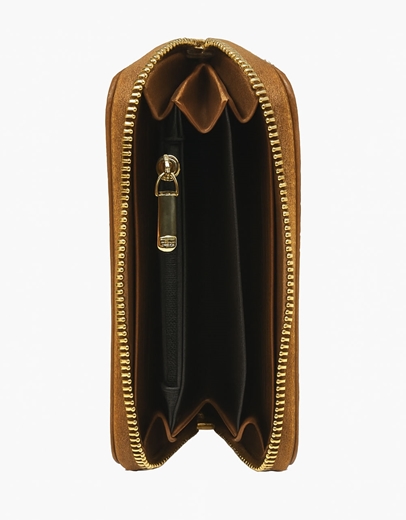 Εικόνα της Χειροποίητο πορτοφόλι με μαίανδρο και φερμουάρ M Ταμπά