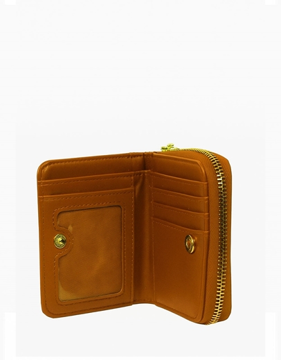 Εικόνα της Χειροποίητο πορτοφόλι με μαίανδρο και φερμουάρ S Ταμπά