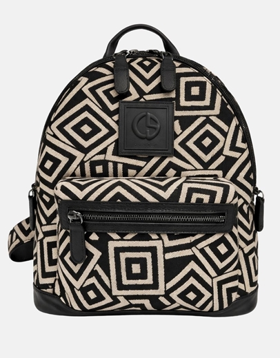 Εικόνα της Χειροποίητο σακίδιο πλάτης καπιτονέ CENZA Μπεζ