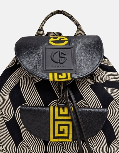 Εικόνα της Χειροποίητο σακίδιο πλάτης ACHILLIA V  Μαύρο