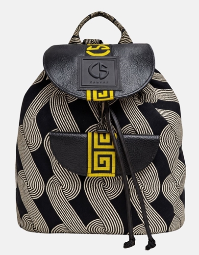 Εικόνα της Χειροποίητο σακίδιο πλάτης ACHILLIA V  Μαύρο