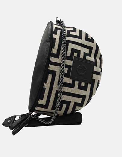 Εικόνα της Crossbody χειροποίητο τσαντάκι THEKLA Πούρο