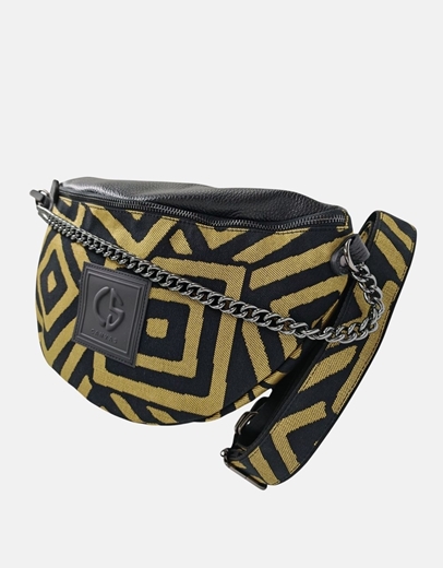 Εικόνα της Crossbody χειροποίητο τσαντάκι THEKLA Χρυσό