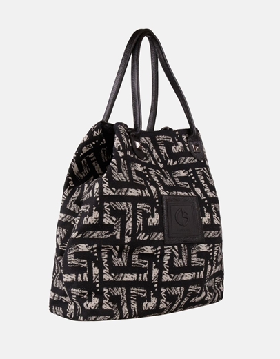 Εικόνα της Xειροποίητη τσάντα χειρός ARIANNA Γκρί