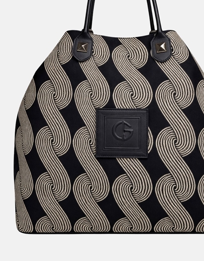 Εικόνα της Xειροποίητη τσάντα χειρός ARIANNA Πούρο