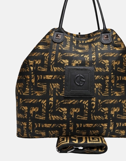 Εικόνα της Xειροποίητη τσάντα χειρός ARIANNA Πορτοκαλί