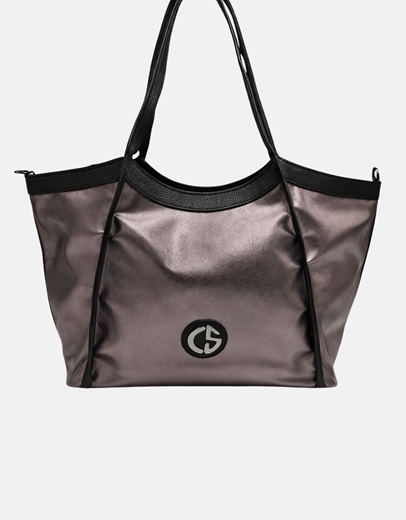 Εικόνα της Xειροποίητη τσάντα χειρός NAUSICA Μωβ