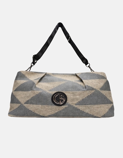 Εικόνα της Xειροποίητη τσάντα χειρός ELYSSE Μπέζ