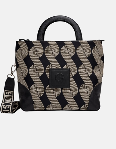 Εικόνα της Xειροποίητη τσάντα χειρός SOPHIA Πούρο